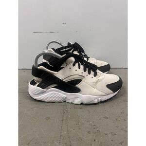 Nike Huarache Run (GS) 654275-103 Sneaker Kids US 6.5Y White Black Running Shoes
